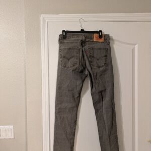 Levi's 511 Light Brown Gray Denim Jeans